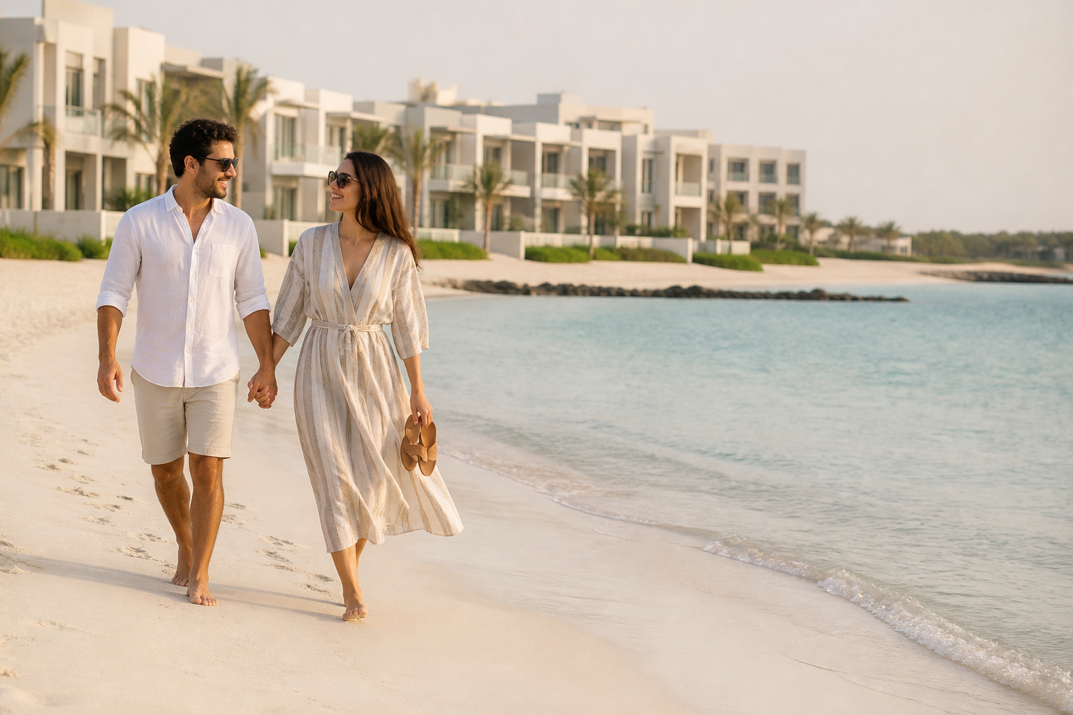 Shatti District, Al Mouj beachfront
