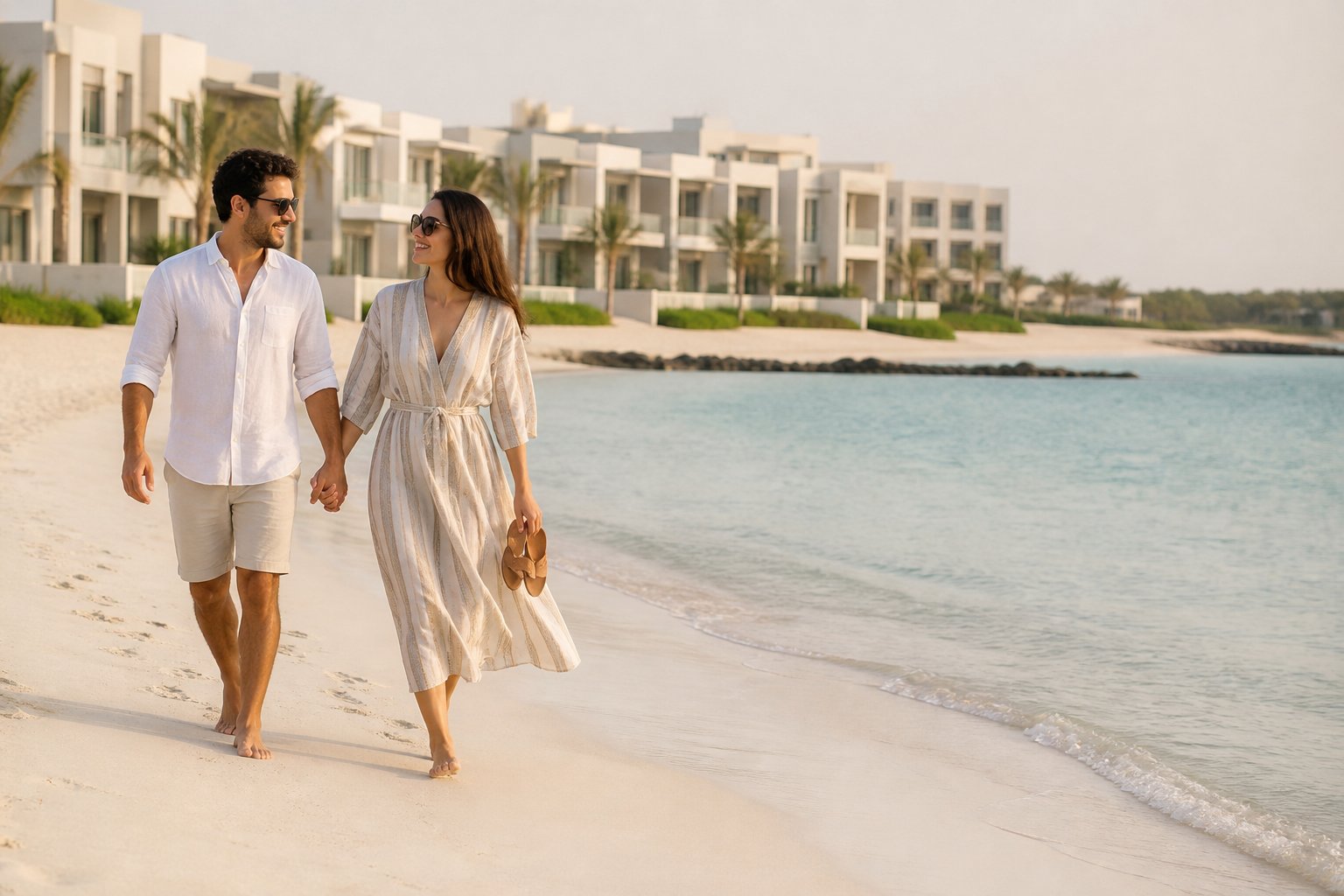Shatti District, Al Mouj beachfront