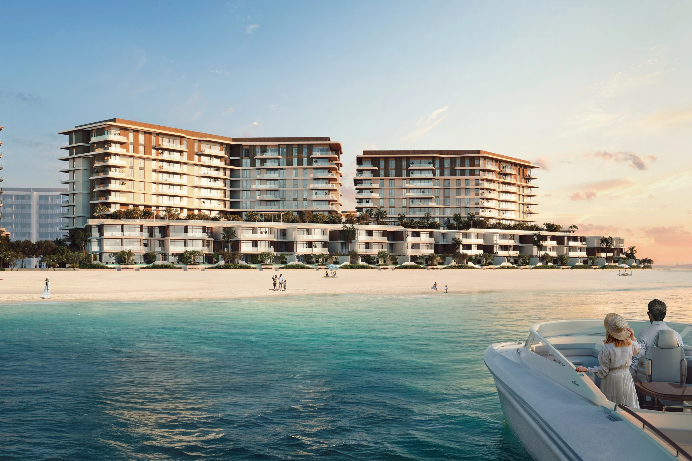 Azura beachfront setting in Al Mouj Muscat