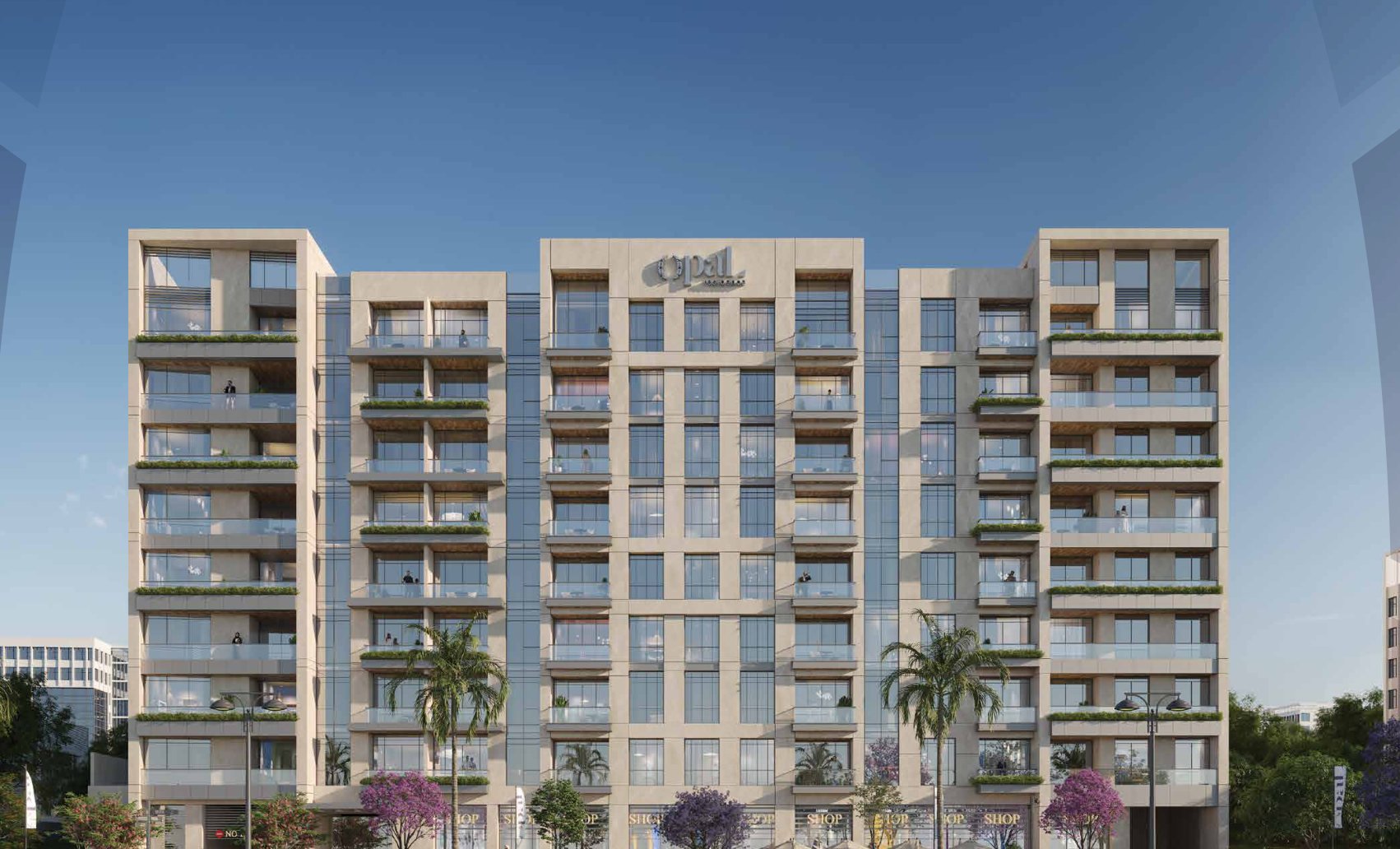 Opal Residences apartment building in Muscat Hills